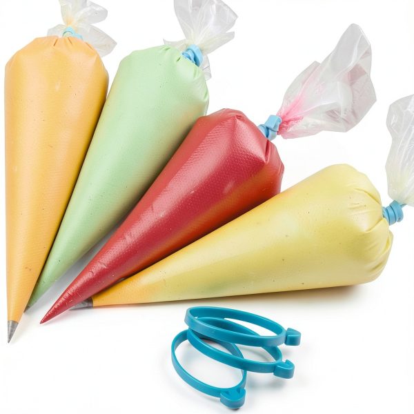 Weetiee Disposable Piping Bags Transparent Plastic-4