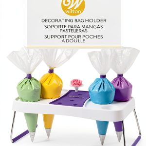 Wilton Icing Bag Stand Sturdy Cake Decorating Tool Holder-0