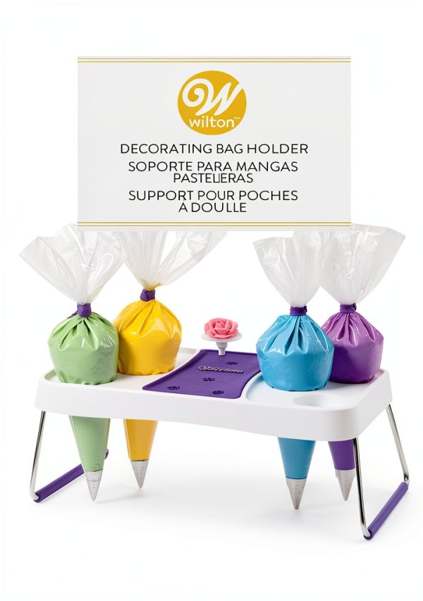Wilton Icing Bag Stand Sturdy Cake Decorating Tool Holder-0