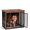 Feandrea Dog Crate Furniture Style Sturdy Side Table-7