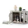 PUKAMI Corner Dog Crate Furniture Space Saving Design-4