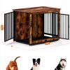 Feandrea Dog Crate Furniture Style Sturdy Side Table-3