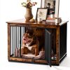 Feandrea Dog Crate Furniture Style Sturdy Side Table-1