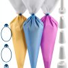 Weetiee Disposable Piping Bags Transparent Plastic-0