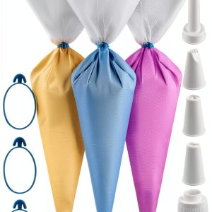 Weetiee Disposable Piping Bags Transparent Plastic-0