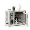 PUKAMI Corner Dog Crate Furniture Space Saving Design-7