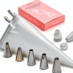 Prestee Piping Bags Set Reusable TPU Decorating Kit-0