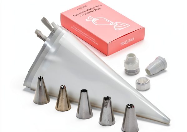Prestee Piping Bags Set Reusable TPU Decorating Kit-0