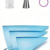Kasmoire Pastry Bags Plastic Blue Cake Decorating Kit-1