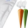 Keenpioneer Disposable Piping Bags Clear 14 Inch Dotted-0