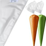 Keenpioneer Disposable Piping Bags Clear 14 Inch Dotted-0