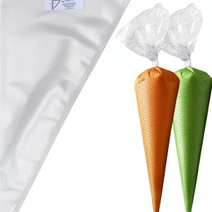 Keenpioneer Disposable Piping Bags Clear 14 Inch Dotted-0