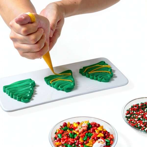 Keenpioneer Disposable Piping Bags Clear 14 Inch Dotted-7