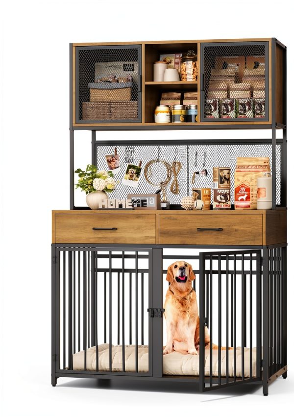 HITHOS Dog Crate Furniture for Large Pets-0