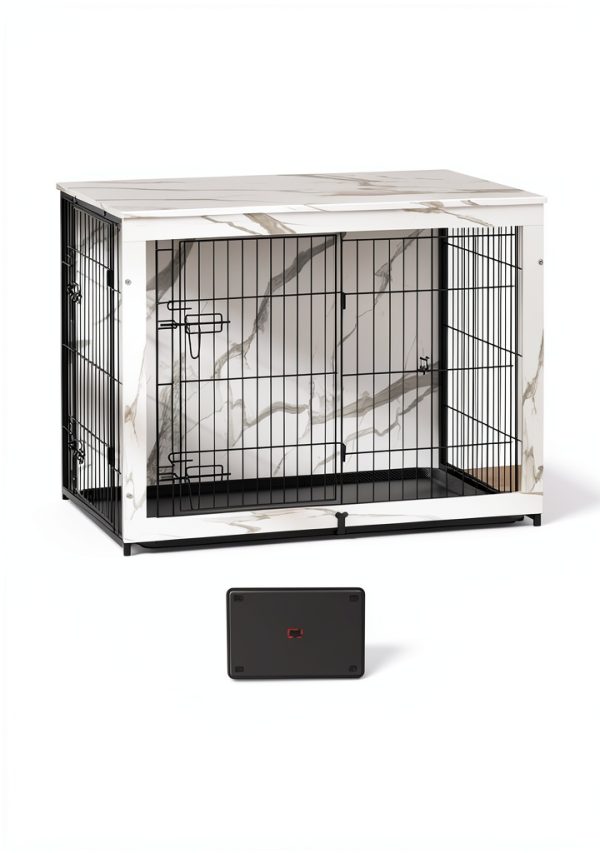 Megidok Furniture-Style Dog Crate for Small Medium Large-5