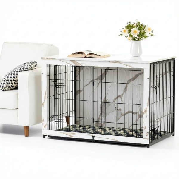 Megidok Furniture-Style Dog Crate for Small Medium Large-0