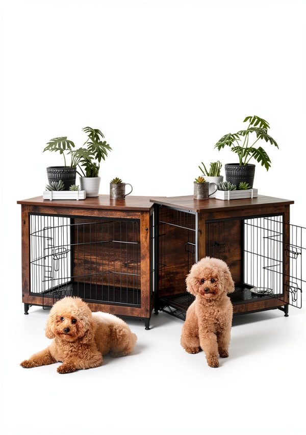 Dog Crate Feandrea Particleboard Furniture Style-3