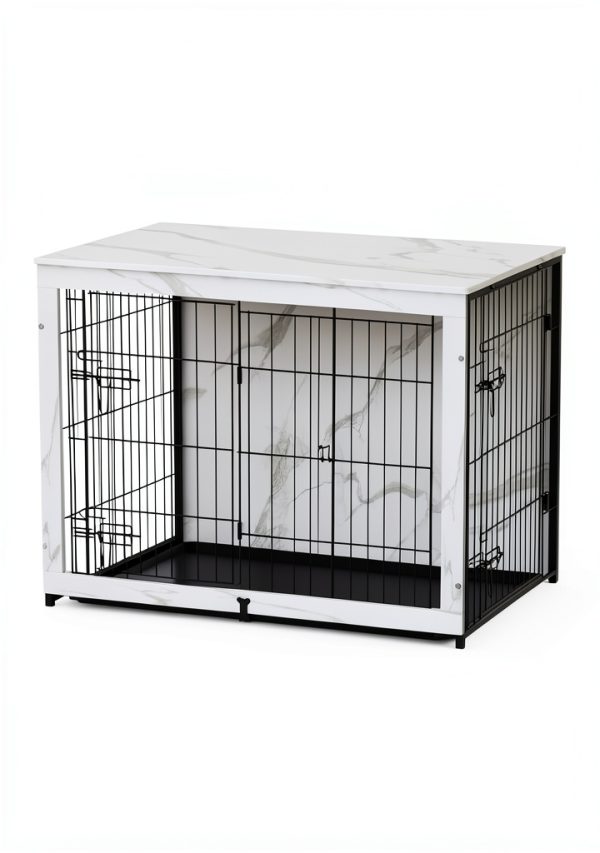 Megidok Furniture-Style Dog Crate for Small Medium Large-2