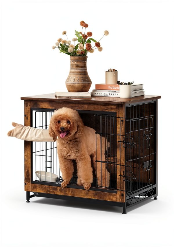 Dog Crate Feandrea Particleboard Furniture Style-1