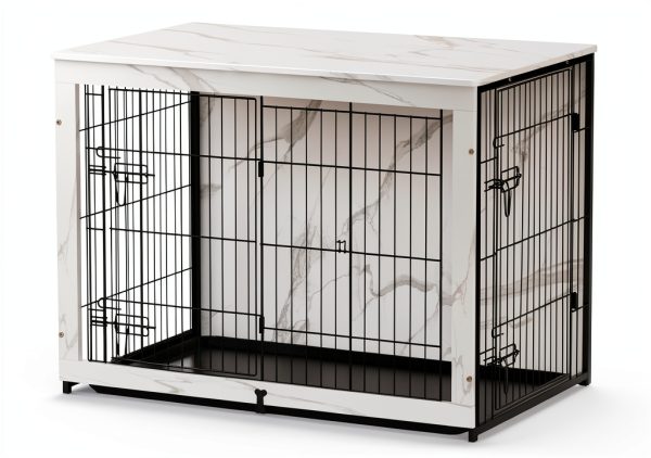 Megidok Furniture-Style Dog Crate for Small Medium Large-1