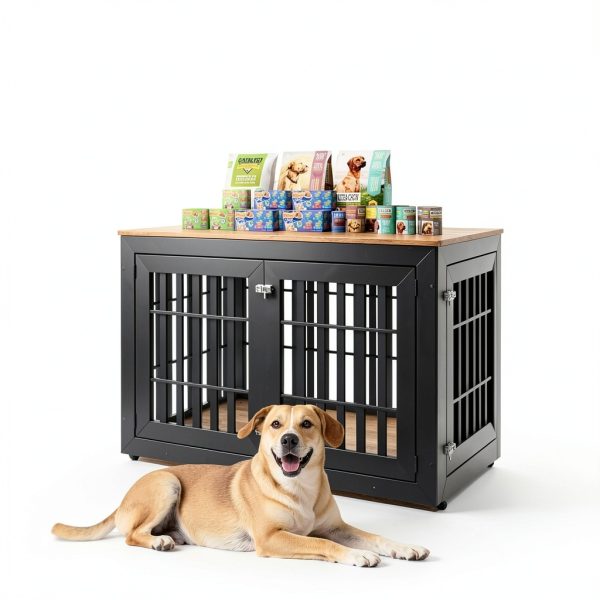Snuowu Heavy Duty Dog Crate Furniture-5