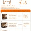 Dog Crate Feandrea Particleboard Furniture Style-7