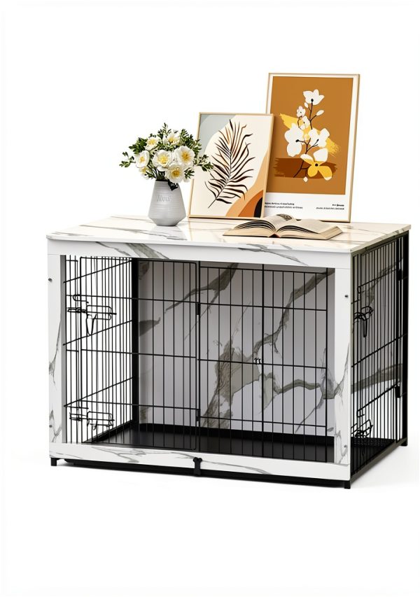Megidok Furniture-Style Dog Crate for Small Medium Large-7
