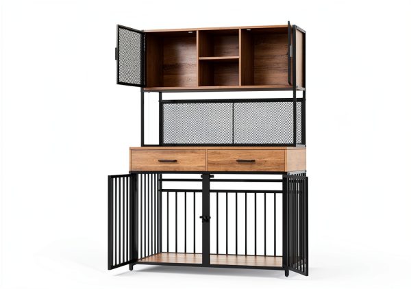 HITHOS Dog Crate Furniture for Large Pets-3