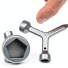 Meter Curb Box Key Rsoise Triangular Wrench Polished Carbon Steel MKF2-3