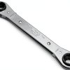 Klein Tools 4-In-1 Box Wrench Ratcheting 4-Size Set with Chrome Finish-2