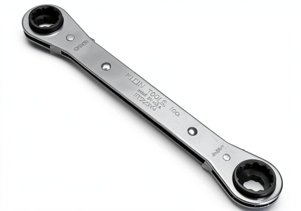 Klein Tools 4-In-1 Box Wrench Ratcheting 4-Size Set with Chrome Finish-2