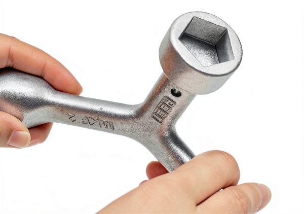 Meter Curb Box Key Rsoise Triangular Wrench Polished Carbon Steel MKF2-4