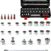 Flex Head Ratcheting Wrench Set AKM TOOL 33‑Piece Chrome Vanadium-0
