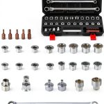 Flex Head Ratcheting Wrench Set AKM TOOL 33‑Piece Chrome Vanadium-0