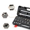 Flex Head Ratcheting Wrench Set AKM TOOL 33‑Piece Chrome Vanadium-3