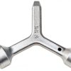 Meter Curb Box Key Rsoise Triangular Wrench Polished Carbon Steel MKF2-1