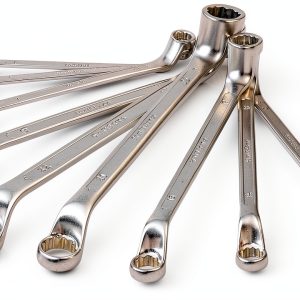 Metric Wrench Set 9PC 6-24mm 75° Double Offset Box-End by Uni Hosen-0