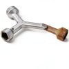 Meter Curb Box Key VIDABTE Wrench MKF2 Silver Triangular Handle-4