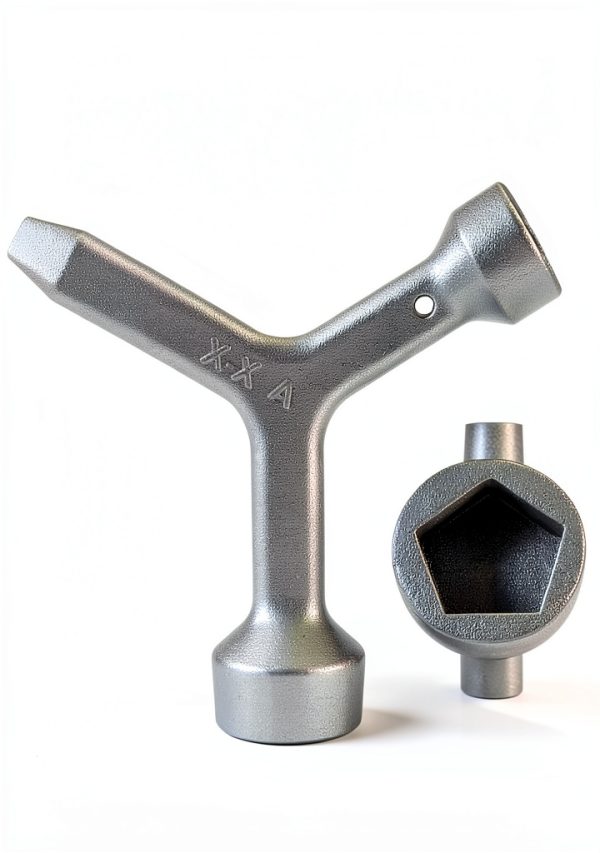 Meter Curb Box Key VIDABTE Wrench MKF2 Silver Triangular Handle-5