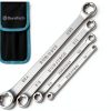 DURATECH 4-Piece E-Torx Wrench Set, Double Box End Wrench Set, CR-V Steel, Including E6*E8, E10*E12, E14*E18 and E20*E24, Organized in Pouch-0