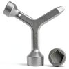 Meter Curb Box Key VIDABTE Wrench MKF2 Silver Triangular Handle-0