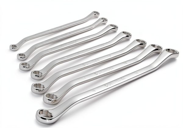 Duratech 7-Piece Anti Slip Offset Box Wrench Set – CR V Steel, 50-0