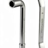 uxcell 10mm Metric L Shaped Angled and Double Box End Wrench Set,High Carbon Steel Hex Socket and Chrome Plated Double Ring Wrench-0