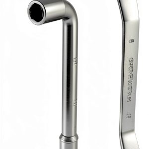 uxcell 10mm Metric L Shaped Angled and Double Box End Wrench Set,High Carbon Steel Hex Socket and Chrome Plated Double Ring Wrench-0