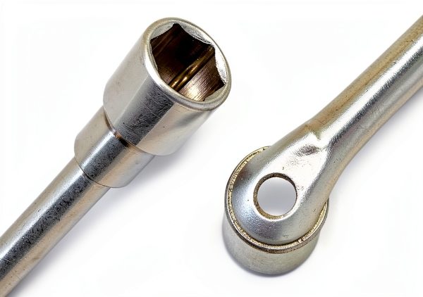 uxcell 10mm Metric L Shaped Angled and Double Box End Wrench Set,High Carbon Steel Hex Socket and Chrome Plated Double Ring Wrench-3