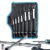 Duratech 7-Piece Anti Slip Offset Box Wrench Set – CR V Steel, 50-6