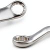 uxcell 10mm Metric L Shaped Angled and Double Box End Wrench Set,High Carbon Steel Hex Socket and Chrome Plated Double Ring Wrench-4