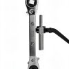 Uniweld 70074 Offset Ratchet Box-End Wrench with DHVA Hex Adapter-0