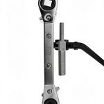 Uniweld 70074 Offset Ratchet Box-End Wrench with DHVA Hex Adapter-0
