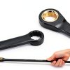 WORKPRO Extra Long Ratcheting Wrench Set, 10-Piece Anti-Slip Double Box Wrenches Set, Metric 8-19 mm, 72-Teeth, Cr-V Steel and Black Electrophoretic Coating Wrenches with Rolling Pouch-6